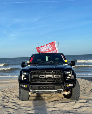 
                  
                    Load image into Gallery viewer, RED RAPTOR JUNKIES FLAG
                  
                