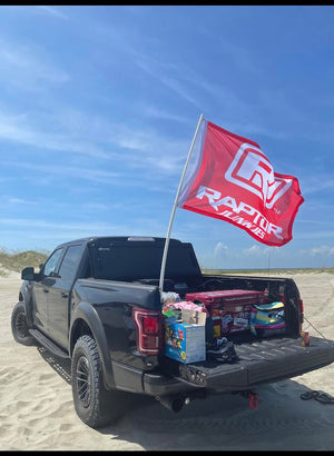 
                  
                    Load image into Gallery viewer, RED RAPTOR JUNKIES FLAG
                  
                